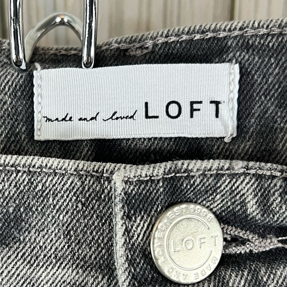 Loft Skinny Ankle High Waist Jeans - Picture 4 of 5